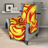 Fire flame design pattern Chair Cover Protector
