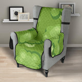 Broccoli pattern green background Chair Cover Protector