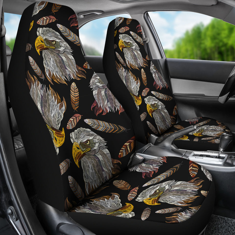 Eagle Pattern Print Design 05 Universal Fit Car Seat Covers