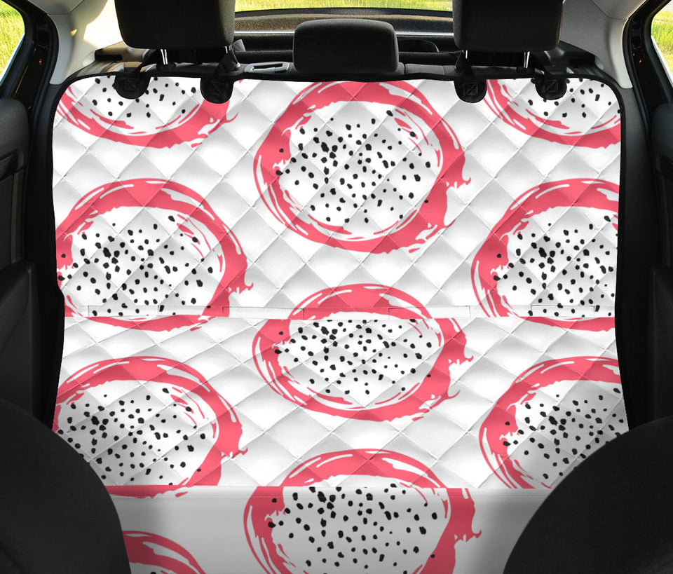 Hand Drawn Dragon Fruit Dog Car Seat Covers