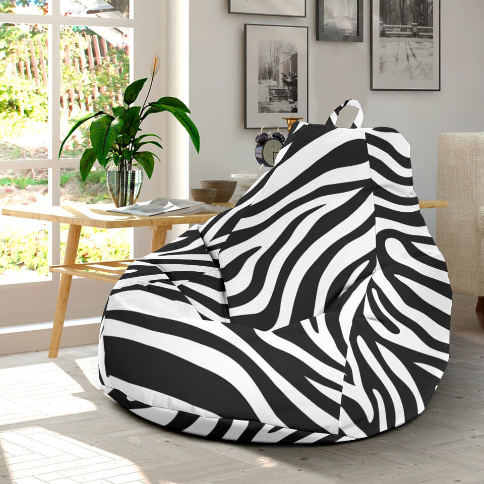Zebra Skin Pattern Bean Bag Cover
