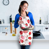 Watercolor Hand Drawn Beautiful Strawberry Pattern Adjustable Apron
