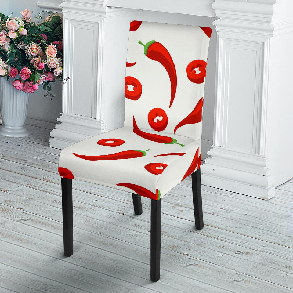 Chili Pattern Dining Chair Slipcover