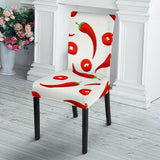 Chili Pattern Dining Chair Slipcover