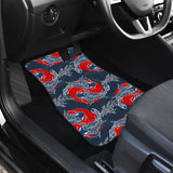 Koi Fish Carp Fishs Hand Drawn Japanese Art Front Car Mats
