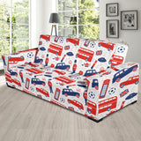 British Pattern Print Design 03 Sofa Slipcover