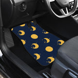 Moon Star Pattern Front And Back Car Mats