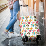 Color Cute Owl Pattern Luggage Covers