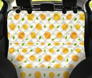 Oranges Leaves Pattern Dog Car Seat Covers