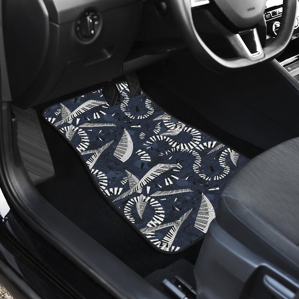Piano Pattern Print Design 02 Front Car Mats