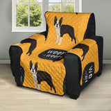 Boston terrier design pattern Recliner Cover Protector