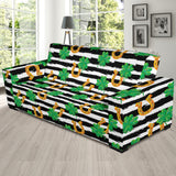 Horseshoes Pattern Print Design 01 Sofa Slipcover