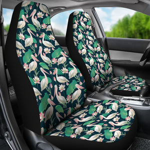 Pelican Pattern Print Design 03 Universal Fit Car Seat Covers