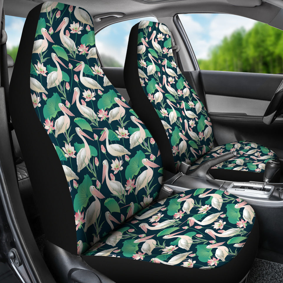 Pelican Pattern Print Design 03 Universal Fit Car Seat Covers