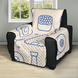 Cute sushi icon pattern Recliner Cover Protector