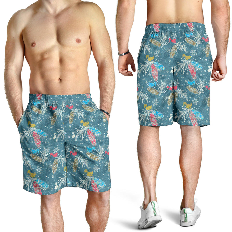 Squirrel Pattern Print Design 01 Men Shorts