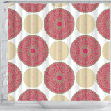 Circle Indian Pattern Shower Curtain Fulfilled In US