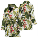 Heliconia Pattern Women'S Bathrobe