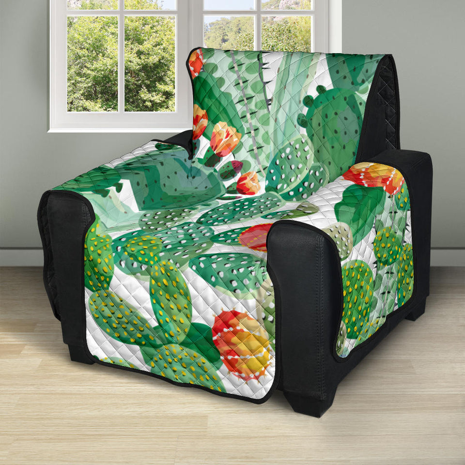 Cactus design pattern copy Recliner Cover Protector