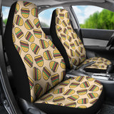 Hamburger Pattern Print Design 01 Universal Fit Car Seat Covers
