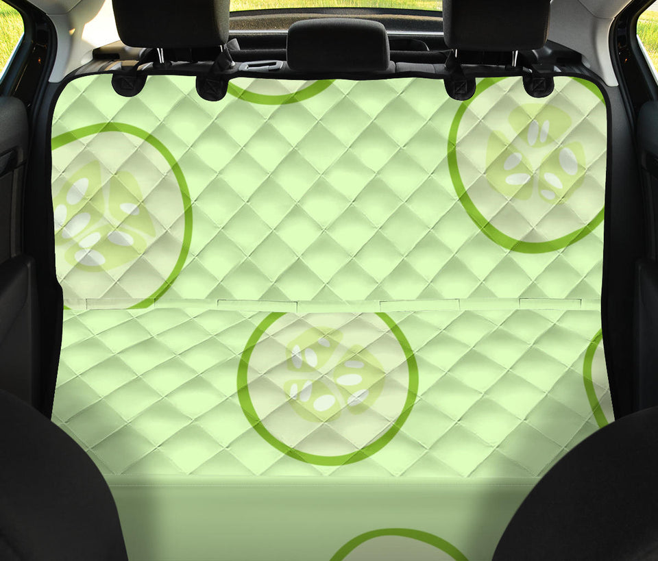 Cucumber Pattern Dog Car Seat Covers