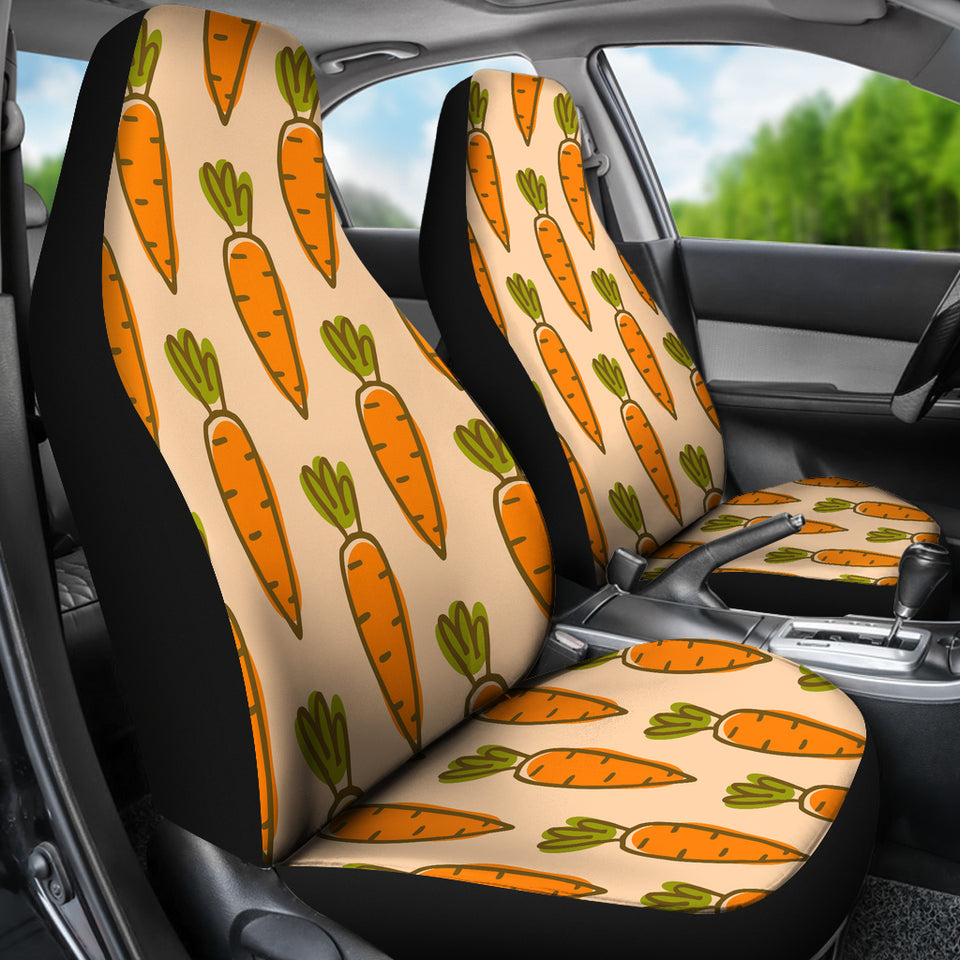 Carrot Pattern Print Design 04 Universal Fit Car Seat Covers