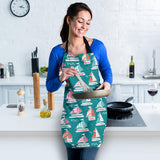 Cute Sailboat Pattern Adjustable Apron