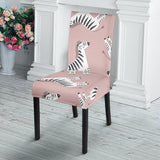 Cute Zebra Pattern Dining Chair Slipcover