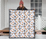 Clown Fish Pattern Print Design 02 Premium Quilt