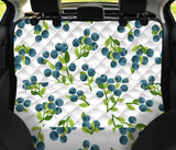 Blueberry White Background Dog Car Seat Covers