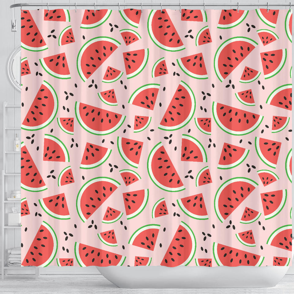 Watermelon Pattern Shower Curtain Fulfilled In US