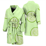 Cucumber Pattern Men'S Bathrobe