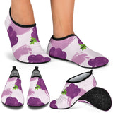 Cute Grape Pattern Aqua Shoes