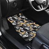 Billiard Ball Pattern Print Design 04 Front Car Mats