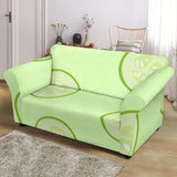 Cucumber Pattern Loveseat Couch Slipcover