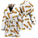 French Fries Potato Pattern Women'S Bathrobe