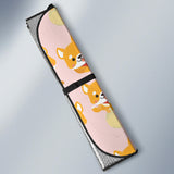 Cute Shiba Inu Dog Pattern  Car Sun Shade