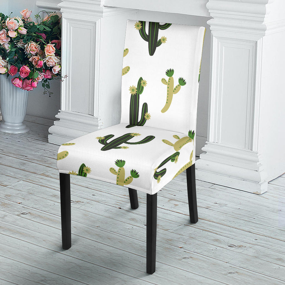 Cute Cactus Pattern Dining Chair Slipcover
