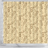 Hand Drawn Peanuts Pattern Shower Curtain Fulfilled In US