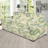 Hand Drawn Sea Turtle Fish Pattern Sofa Slipcover