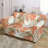 Cocoa Beans Cocoa Tree Pattern Loveseat Couch Slipcover