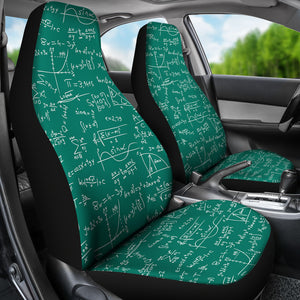 Math Pattern Print Design 01 Universal Fit Car Seat Covers