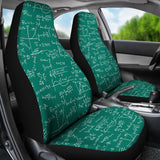Math Pattern Print Design 01 Universal Fit Car Seat Covers
