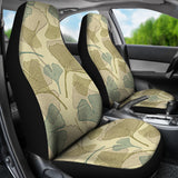 Ginkgo Leaves Design Pattern Universal Fit Car Seat Covers