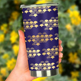 Beautiful Japanese Fan Pattern Tumbler