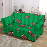American Football Ball Field Background Loveseat Couch Slipcover