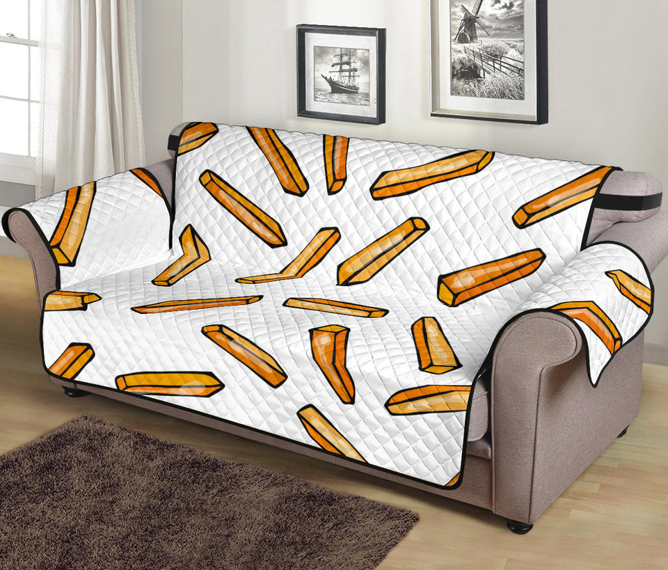 French fries potato pattern Sofa Cover Protector