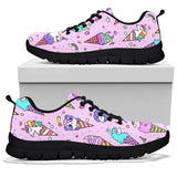 Cute Ice Cream Cone Animal Pattern Women'S Sneaker Shoes Pillow