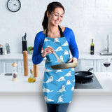 Cute Sea Lion Seal Pattern Background Adjustable Apron