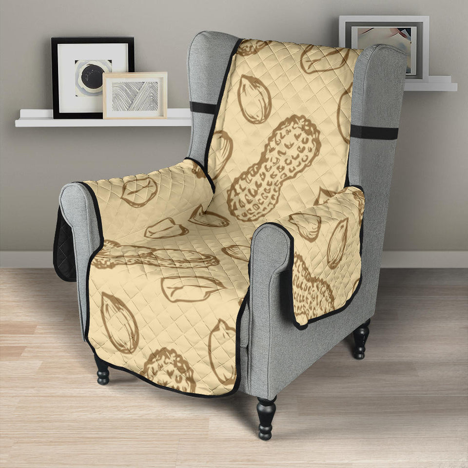 hand drawn peanuts pattern Chair Cover Protector